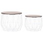 vidaXL Couchtische 2 Stk. Weiß vidaXL Couchtische 2 Stk. Weiß