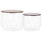 vidaXL Couchtische 2 Stk. Weiß vidaXL Couchtische 2 Stk. Weiß