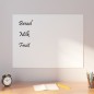 vidaXL Magnettafel Wandmontage Weiß 80x60 cm Hartglas vidaXL Magnettafel Wandmontage Weiß 80x60 cm Hartglas