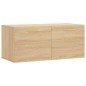 vidaXL Wandschrank Sonoma-Eiche 80x36,5x35 cm Holzwerkstoff vidaXL Wandschrank Sonoma-Eiche 80x36,5x35 cm Holzwerkstoff