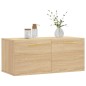 vidaXL Wandschrank Sonoma-Eiche 80x36,5x35 cm Holzwerkstoff vidaXL Wandschrank Sonoma-Eiche 80x36,5x35 cm Holzwerkstoff