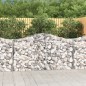 vidaXL Gabionen mit Hochbogen 4 Stk. 200x50x100/120cm Verzinktes Eisen vidaXL Gabionen mit Hochbogen 4 Stk. 200x50x100/120cm Verzinktes Eisen