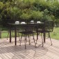 vidaXL 5-tlg. Garten-Essgruppe Schwarz Poly Rattan vidaXL 5-tlg. Garten-Essgruppe Schwarz Poly Rattan