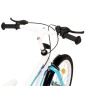 vidaXL Kinderfahrrad 18 Zoll Blau und Weiß vidaXL Kinderfahrrad 18 Zoll Blau und Weiß