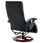 vidaXL Massagesessel Schwarz Kunstleder vidaXL Massagesessel Schwarz Kunstleder