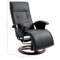 vidaXL Massagesessel Schwarz Kunstleder vidaXL Massagesessel Schwarz Kunstleder