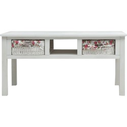 vidaXL Couchtisch Weiß  99,5 x 60 x 48 cm Holz