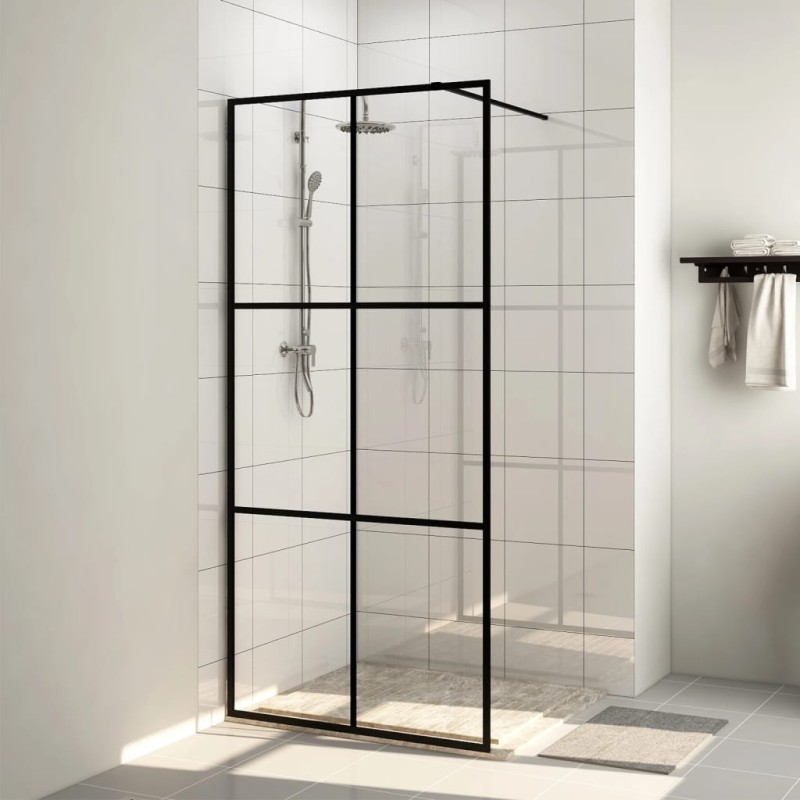 vidaXL Duschwand für Begehbare Dusche mit Klarem ESG Glas 115x195 cm vidaXL Duschwand für Begehbare Dusche mit Klarem ESG Glas 115x195 cm