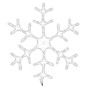 vidaXL LED-Schneeflocken 3 Stk. Warmweiß 59x59 cm vidaXL LED-Schneeflocken 3 Stk. Warmweiß 59x59 cm