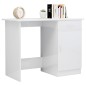 vidaXL Schreibtisch Hochglanz-Weiß 100x50x76 cm Holzwerkstoff vidaXL Schreibtisch Hochglanz-Weiß 100x50x76 cm Holzwerkstoff