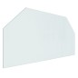 vidaXL Kaminofen Glasplatte Sechseck 100x50 cm vidaXL Kaminofen Glasplatte Sechseck 100x50 cm