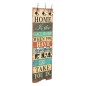 vidaXL Wandgarderobe mit 6 Haken 120 x 40 cm "HOME IS" vidaXL Wandgarderobe mit 6 Haken 120 x 40 cm "HOME IS"
