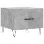 vidaXL Couchtisch Betongrau 50x50x40 cm Holzwerkstoff vidaXL Couchtisch Betongrau 50x50x40 cm Holzwerkstoff
