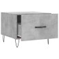 vidaXL Couchtisch Betongrau 50x50x40 cm Holzwerkstoff vidaXL Couchtisch Betongrau 50x50x40 cm Holzwerkstoff