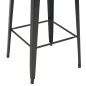 vidaXL 3-teiliges Bar-Set Stahl Schwarz vidaXL 3-teiliges Bar-Set Stahl Schwarz