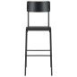 vidaXL 3-teiliges Bar-Set Stahl Schwarz vidaXL 3-teiliges Bar-Set Stahl Schwarz