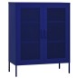 vidaXL Lagerschrank Marineblau 80x35x101,5 cm Stahl vidaXL Lagerschrank Marineblau 80x35x101,5 cm Stahl
