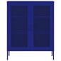 vidaXL Lagerschrank Marineblau 80x35x101,5 cm Stahl vidaXL Lagerschrank Marineblau 80x35x101,5 cm Stahl