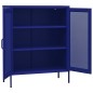 vidaXL Lagerschrank Marineblau 80x35x101,5 cm Stahl vidaXL Lagerschrank Marineblau 80x35x101,5 cm Stahl