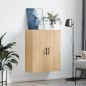 vidaXL Wandschrank Sonoma-Eiche 69,5x34x90 cm vidaXL Wandschrank Sonoma-Eiche 69,5x34x90 cm