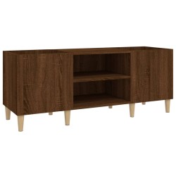 vidaXL Plattenschrank Braun Eichen-Optik 121x38x48 cm Holzwerkstoff