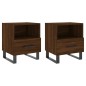 vidaXL Nachttische 2Stk. Braun Eichen-Optik 40x35x47,5cm Holzwerkstoff vidaXL Nachttische 2Stk. Braun Eichen-Optik 40x35x47,5cm Holzwerkstoff