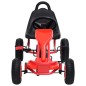 vidaXL Pedal Go-Kart mit Luftreifen Rot vidaXL Pedal Go-Kart mit Luftreifen Rot