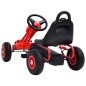 vidaXL Pedal Go-Kart mit Luftreifen Rot vidaXL Pedal Go-Kart mit Luftreifen Rot