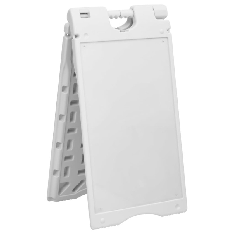 vidaXL Kundenstopper Grau 45x7x84,5 cm HDPE vidaXL Kundenstopper Grau 45x7x84,5 cm HDPE