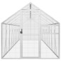 vidaXL Voliere Silbern 1,79x8x1,85 m Aluminium vidaXL Voliere Silbern 1,79x8x1,85 m Aluminium