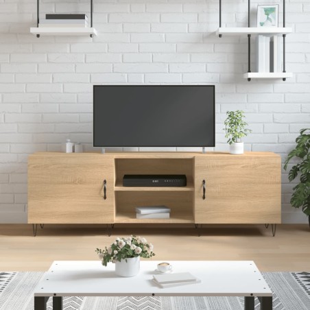 vidaXL TV-Schrank Sonoma-Eiche 150x30x50 cm Holzwerkstoff