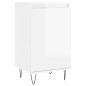 vidaXL Sideboard Hochglanz-Weiß 40x35x70 cm Holzwerkstoff vidaXL Sideboard Hochglanz-Weiß 40x35x70 cm Holzwerkstoff