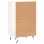vidaXL Sideboard Hochglanz-Weiß 40x35x70 cm Holzwerkstoff vidaXL Sideboard Hochglanz-Weiß 40x35x70 cm Holzwerkstoff