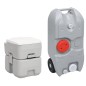 vidaXL Tragbare Camping-Toilette mit Wasserbehälter vidaXL Tragbare Camping-Toilette mit Wasserbehälter