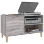 vidaXL Plattenschrank Grau Sonoma 84,5x38x48 cm Holzwerkstoff vidaXL Plattenschrank Grau Sonoma 84,5x38x48 cm Holzwerkstoff