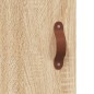 vidaXL Wandschrank Sonoma-Eiche 69,5x34x90 cm vidaXL Wandschrank Sonoma-Eiche 69,5x34x90 cm