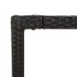 vidaXL 7-tlg. Garten-Essgruppe mit Kissen Schwarz und Grau Poly Rattan vidaXL 7-tlg. Garten-Essgruppe mit Kissen Schwarz und Grau Poly Rattan