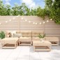 vidaXL 6-tlg. Garten-Lounge-Set mit Kissen Massivholz vidaXL 6-tlg. Garten-Lounge-Set mit Kissen Massivholz