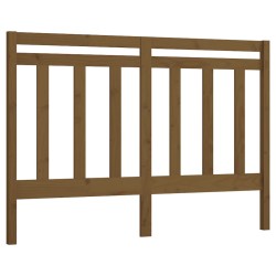 vidaXL Kopfteil Honigbraun 146x4x100 cm Massivholz Kiefer