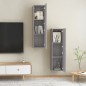 vidaXL TV-Wandschränke 2 Stk. Grau Sonoma 30,5x30x110 cm vidaXL TV-Wandschränke 2 Stk. Grau Sonoma 30,5x30x110 cm