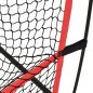 vidaXL Baseball-Netz Tragbar Schwarz und Rot 215x107x216 cm Polyester vidaXL Baseball-Netz Tragbar Schwarz und Rot 215x107x216 cm Polyester