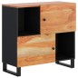 vidaXL Sideboard mit 2 Türen 80x33x75 cm Massivholz Akazie vidaXL Sideboard mit 2 Türen 80x33x75 cm Massivholz Akazie