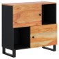 vidaXL Sideboard mit 2 Türen 80x33x75 cm Massivholz Akazie vidaXL Sideboard mit 2 Türen 80x33x75 cm Massivholz Akazie