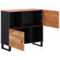 vidaXL Sideboard mit 2 Türen 80x33x75 cm Massivholz Akazie vidaXL Sideboard mit 2 Türen 80x33x75 cm Massivholz Akazie
