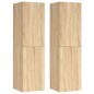 vidaXL TV-Schränke 2 Stk. Sonoma-Eiche 30,5x30x110 cm Holzwerkstoff vidaXL TV-Schränke 2 Stk. Sonoma-Eiche 30,5x30x110 cm Holzwerkstoff