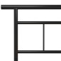 vidaXL Bettgestell Schwarz Metall 100x200 cm vidaXL Bettgestell Schwarz Metall 100x200 cm