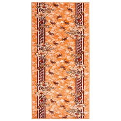 vidaXL Teppichläufer BCF Terrakottarot 100x250 cm