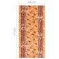 vidaXL Teppichläufer BCF Terrakottarot 100x250 cm vidaXL Teppichläufer BCF Terrakottarot 100x250 cm