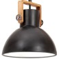 vidaXL Hängelampe Industriestil 25 W Schwarz Rund 40 cm E27 vidaXL Hängelampe Industriestil 25 W Schwarz Rund 40 cm E27