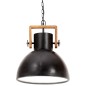 vidaXL Hängelampe Industriestil 25 W Schwarz Rund 40 cm E27 vidaXL Hängelampe Industriestil 25 W Schwarz Rund 40 cm E27